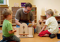 Beim Godly Play erleben Kinder Glauben spielerisch
