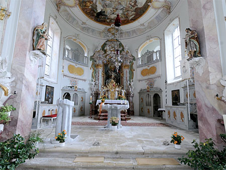 Pfarrkirche St. Cosmas und Damian in Unterwachingen