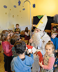 Nikolaus war bei den Kindern schon immer sehr beliebt