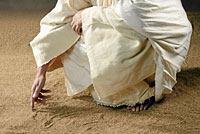Jesus verschafft der Ehebrecherin Raum zum Leben Jesus verschafft der Ehebrecherin Raum zum Leben
