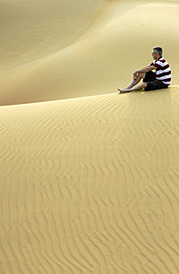 Die Leere der Landschaft bringt alles ins rechte Lot Die Leere der Landschaft bringt alles ins rechte Lot