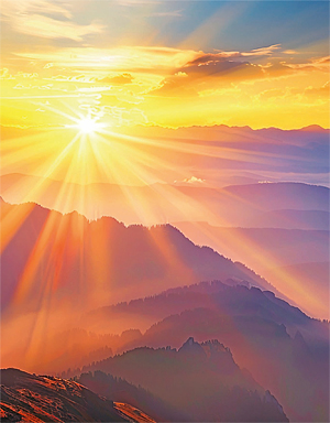 Das Osterlicht strahlt in die ganze Sch�pfung