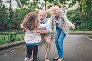 Wenn Oma und Opa weit weg wohnen
