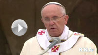 »Hören wir den Schrei« - Eindrucksvoller Besuch des Papstes in Assisi »Hören wir den Schrei« - Eindrucksvoller Besuch des Papstes in Assisi